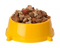 Durable Non-Slip Plastic Pet Bowl – Vibrant Yellow Food & Water Dish for Dogs and Cats